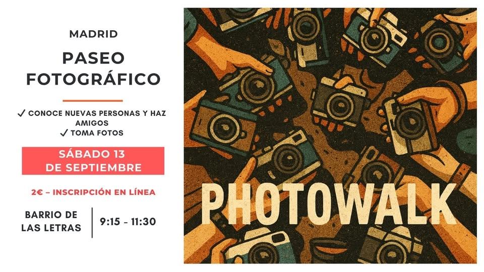 📸 Encuentros amistosos & paseo fotográfico / Make friends & Photowalk Meetup