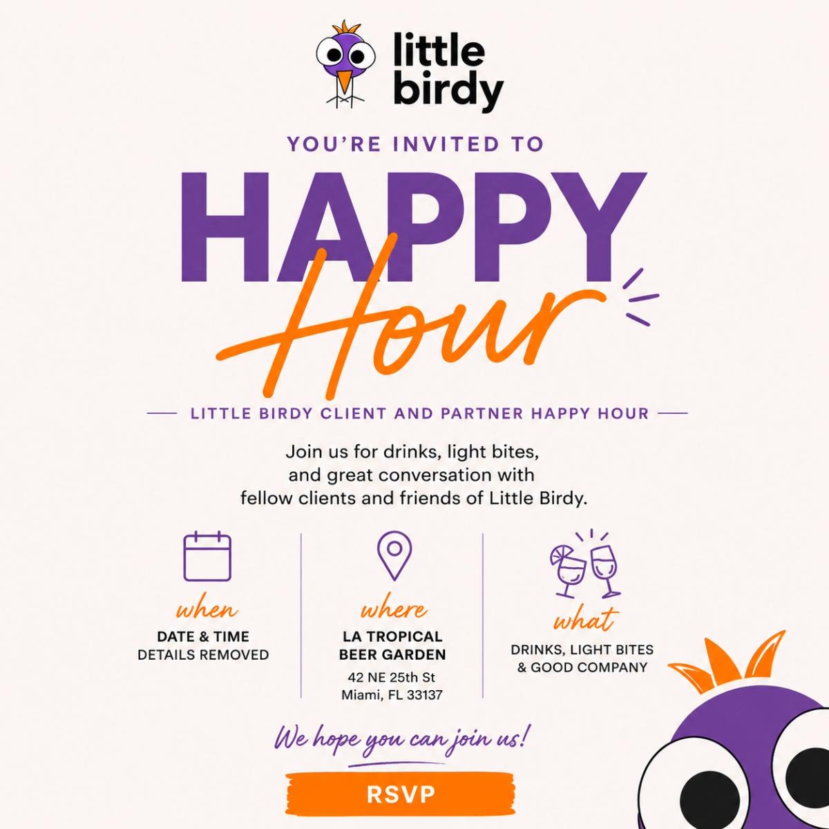 Little Birdy Happy Hour