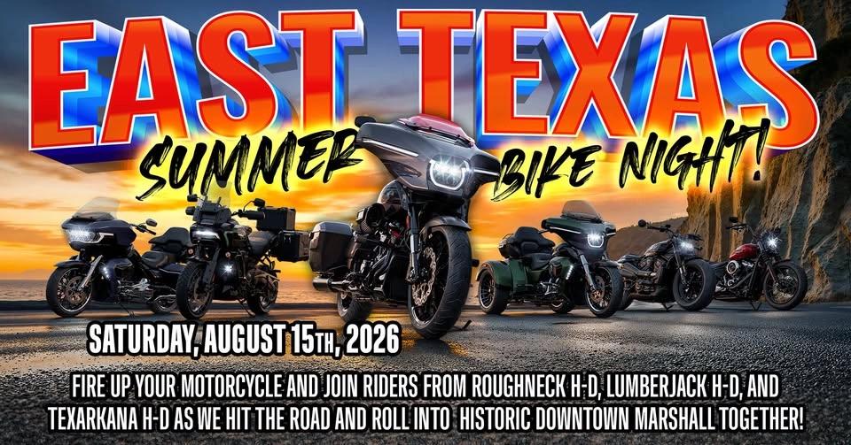 East Texas Summer Bike Night
