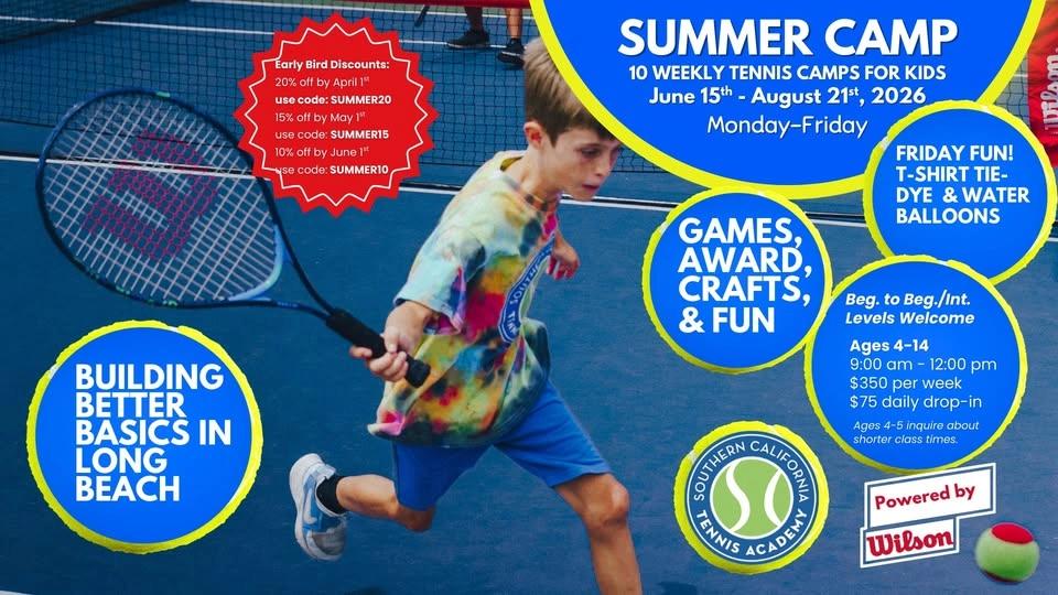 SC Tennis Academy – FUN Summer Tennis Camps