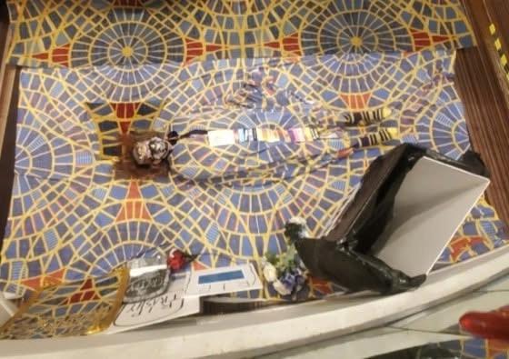 Free photo op, Memorial for Marriott Carpet/Trashy/Postcard