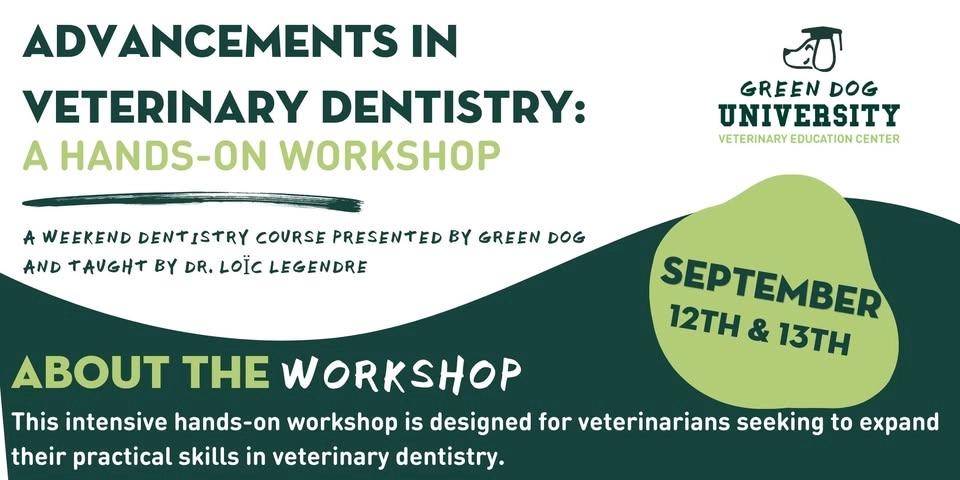 Advancements in Veterinary Dentistry : A Hands-On Workshop