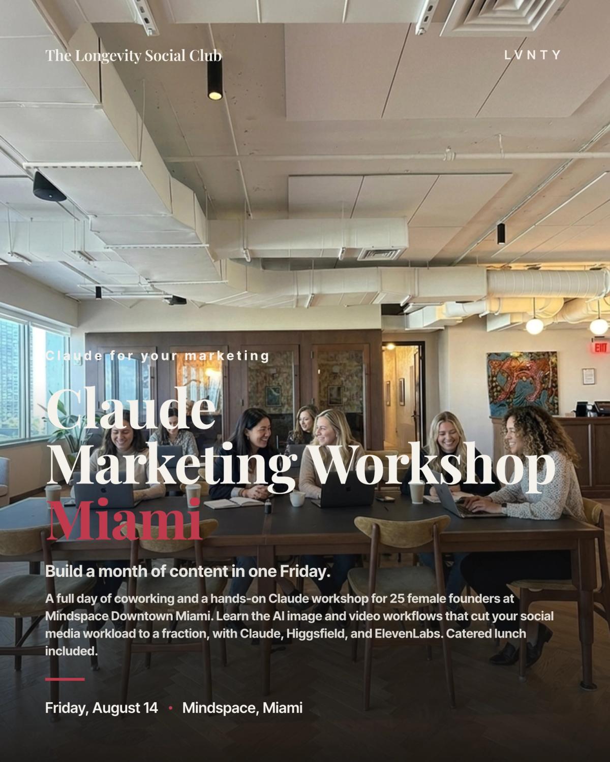 Claude Marketing Workshop · Miami