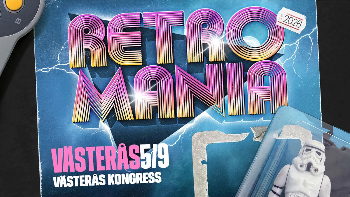 RetroMania Västerås Kongress 5 september 2026