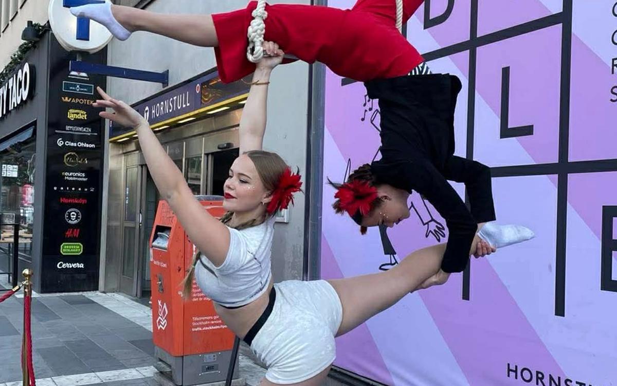 Cirkusshow och prova på cirkus med Cirkus Sylwan