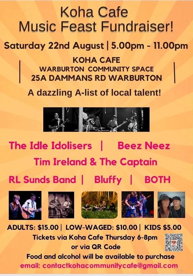 Koha Cafe Music Feast Fundraiser