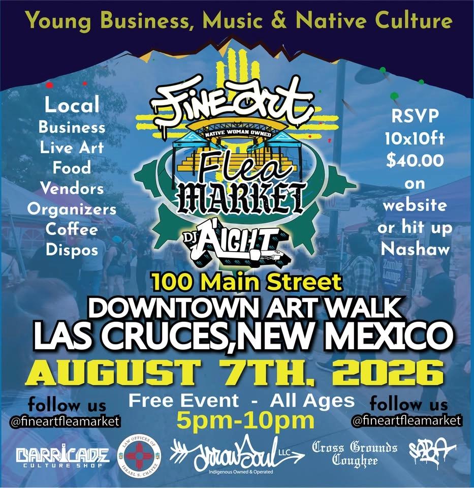 August | Fine Art Flea Market | Indigenous Freeways | Downtown 1st friday Art Walk