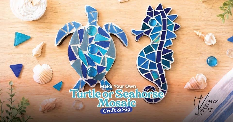 Turtle or Seahorse Mosaic - Montgomery County, MD