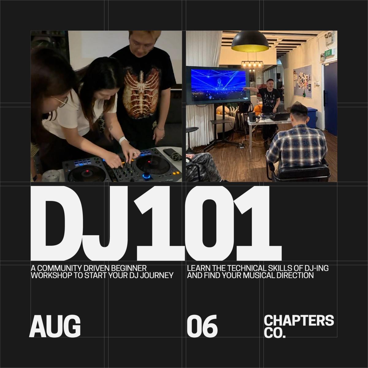 DJ101: Community-driven beginner-friendly DJ workshop