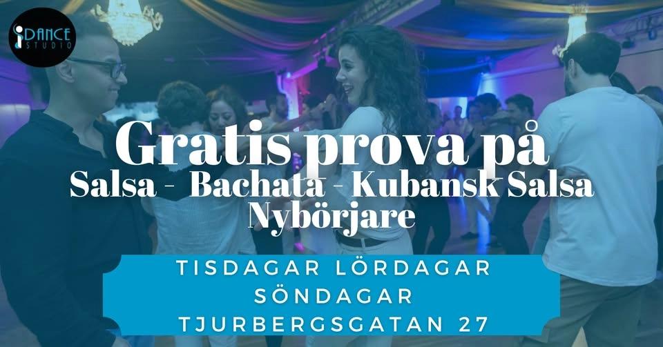 Gratis Prova på Salsa, Bachata & Kubansk Salsa För Nybörjare