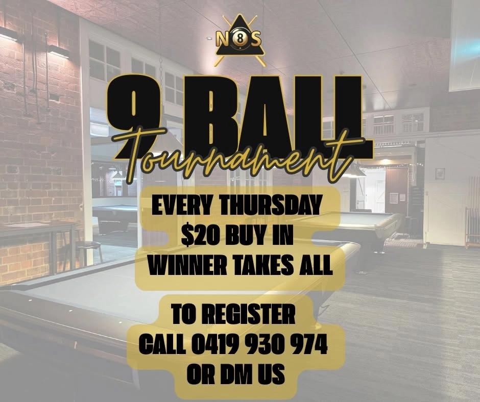 9 Ball Tournament