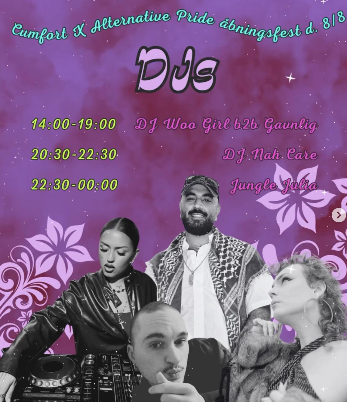 Cumfort x Alternativ Pride Åbningsfest