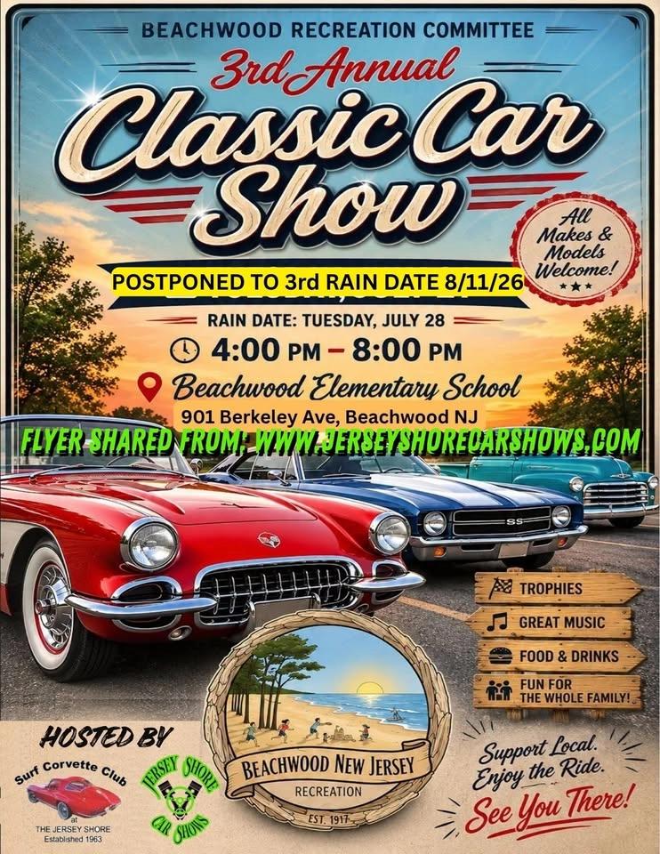Beachwood Recreation 3rd Annual Car Show