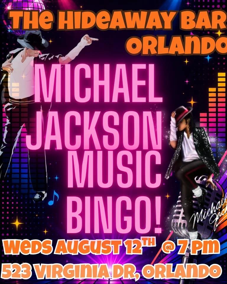 Michael Jackson Music Bingo @ The Hideaway Bar Orlando