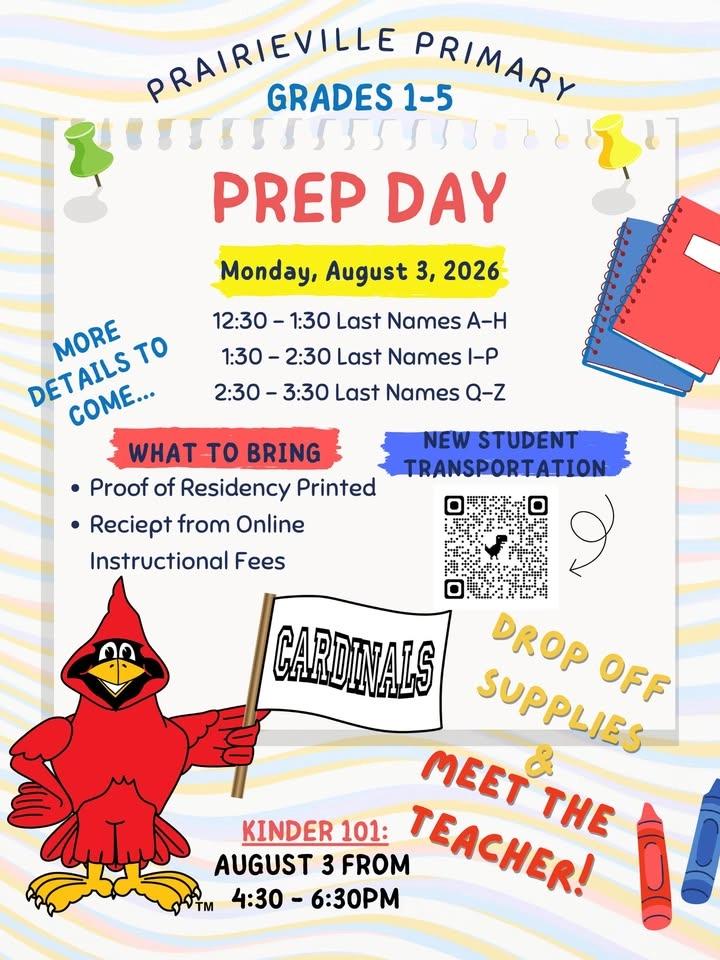 PVP Prep Day (Grades 1-5)