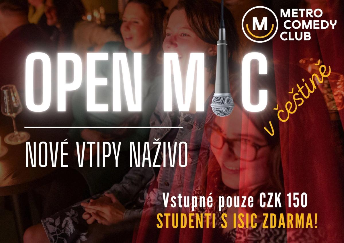 Open Mic v češtině - 10.8.
