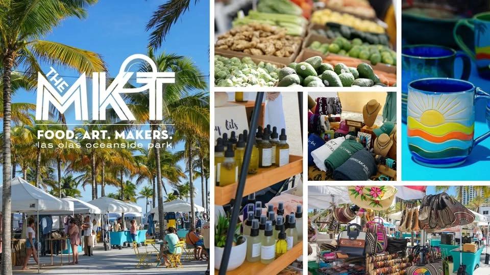 Sunday MKT at Las Olas Oceanside Park