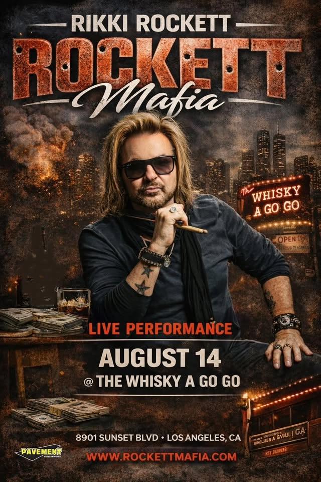 The Rockett Mafia featuring Rikki Rockett of Poison, Bonnie Brae, American Jetset, Philthy Rych, Neighbors By Chance