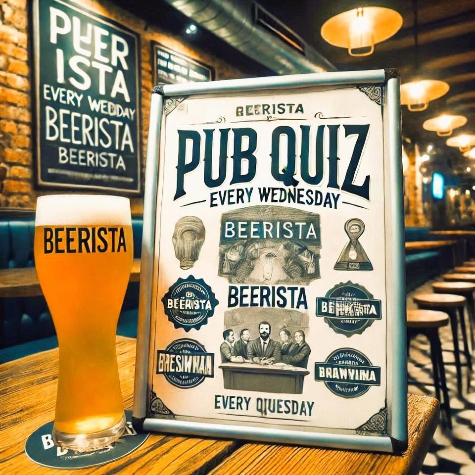 Pubquiz på Beerista,Friggagatan