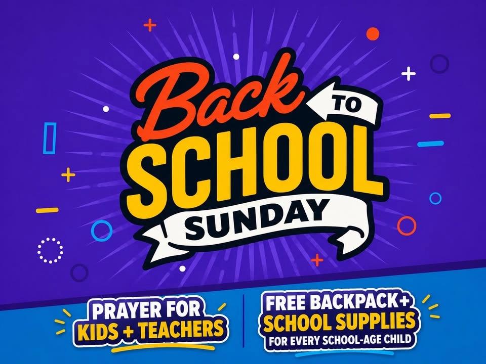 🎒 Back to School Sunday!