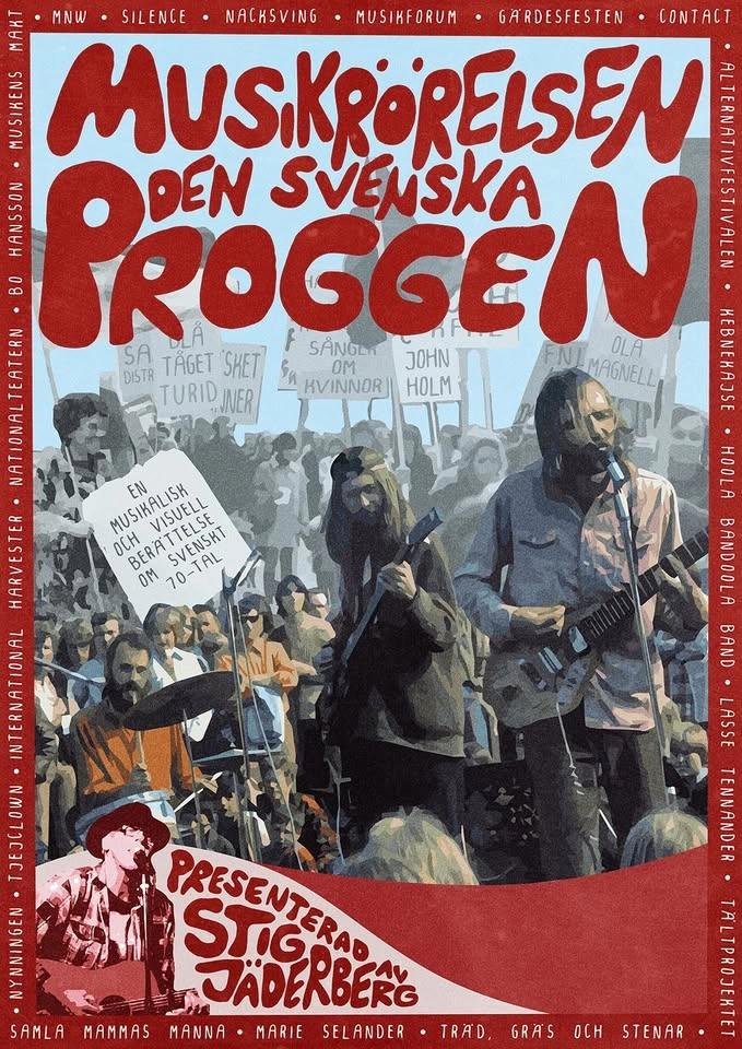 'Musikrörelsen - Den Svenska Proggen' i Kulturkvarteret Hallarna, Norrköping