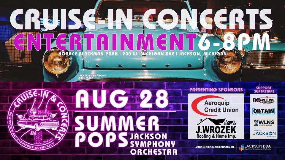 August 28 Cruise-In & Concert | Featuring Summer Pops