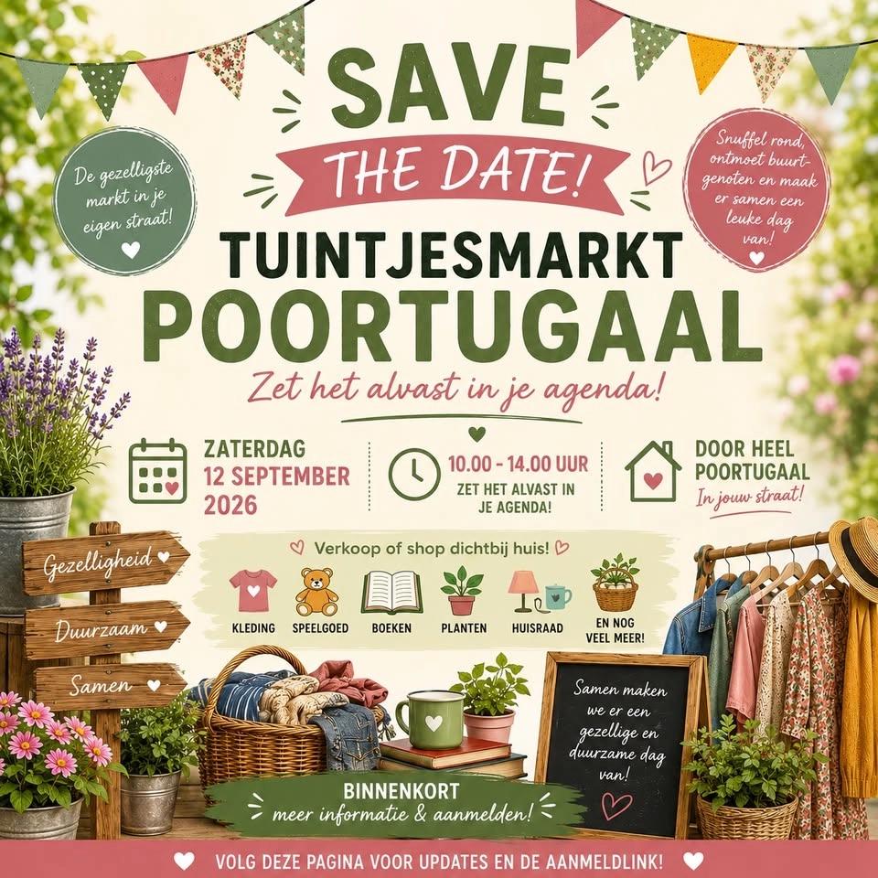 Tuintjesmarkt poortugaal 2026