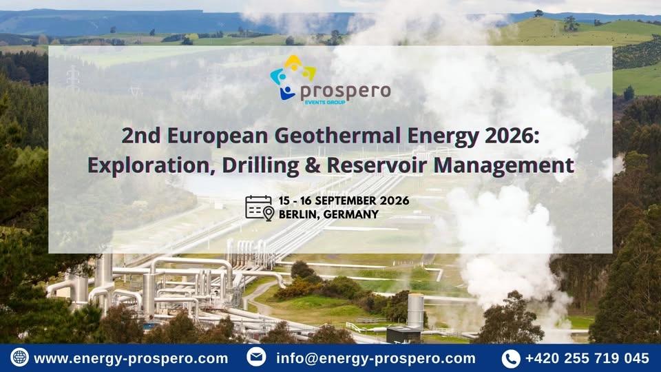 2nd European Geothermal Energy 2026: Exploration, Drilling & Reservoir Management