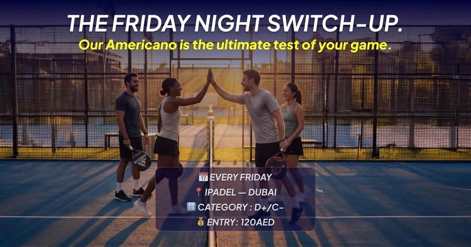 Friday nights hit different at iPADEL