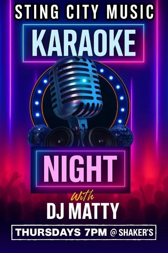 Thursday Night Karaoke ๐ค @ Shakers