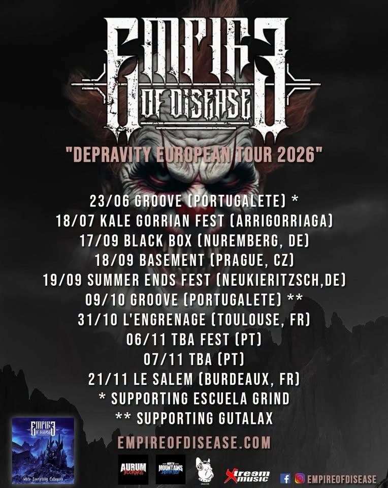 Concert: Empire of Disease + 2 Local bands