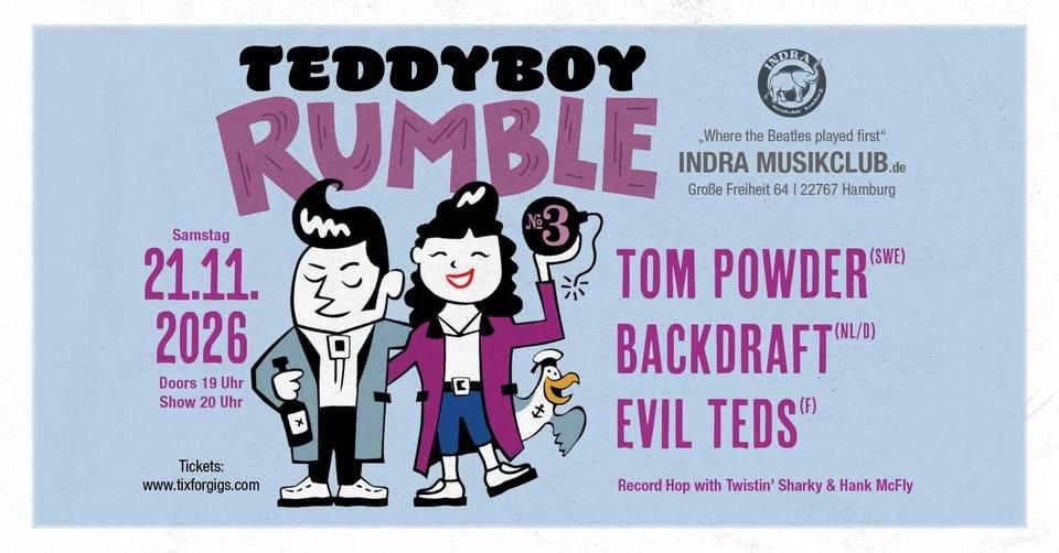 Teddyboy Rumble 3 live in Hamburg