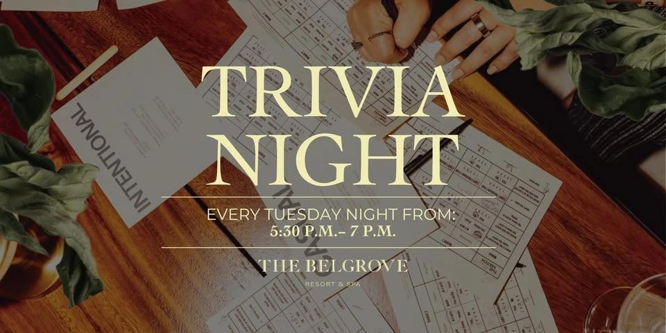 Trivia Night at The Belgrove