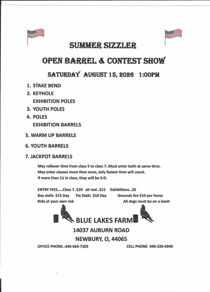 SUMMER SIZZLER FUN SHOW