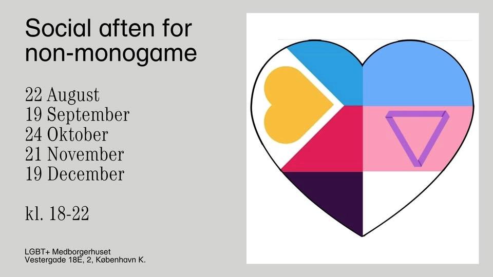 Social aften for non-monogame (sæson efterår 2026)