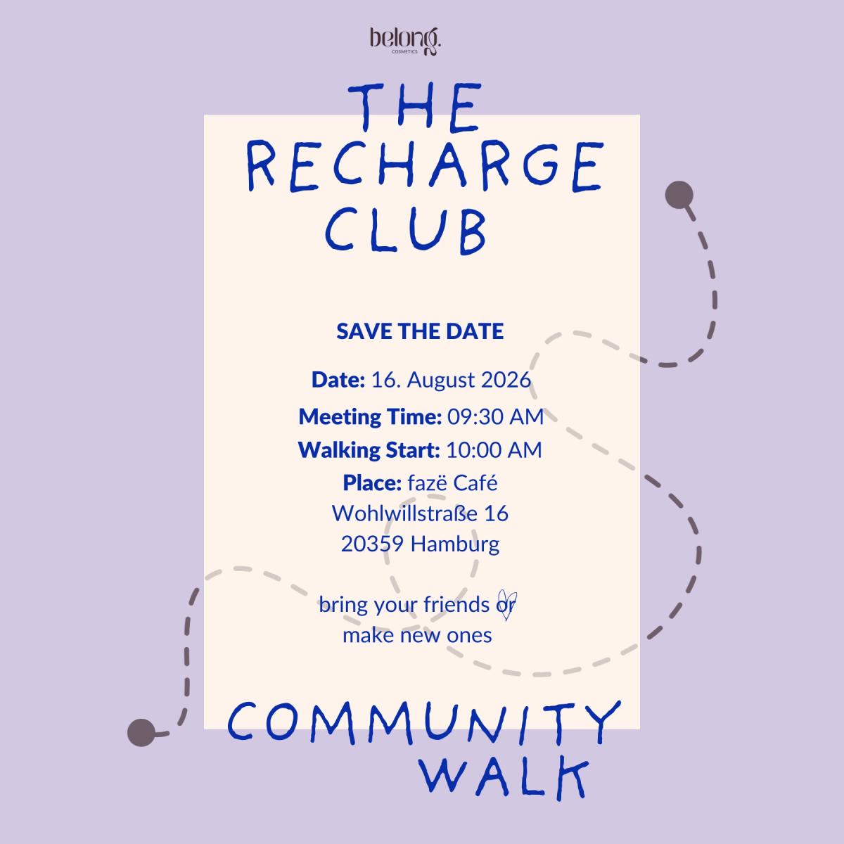The Recharge Club – Community Walk Vol. 2