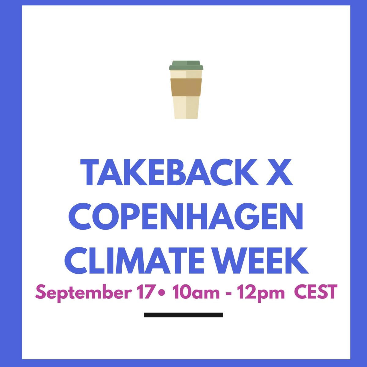 TAKEBACK REUSABLE CUP