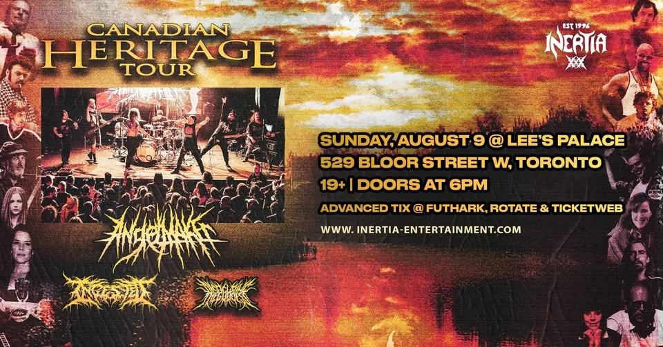 Angelmaker - Canadian Heritage Tour w/Ingested & Devouring the Goddess