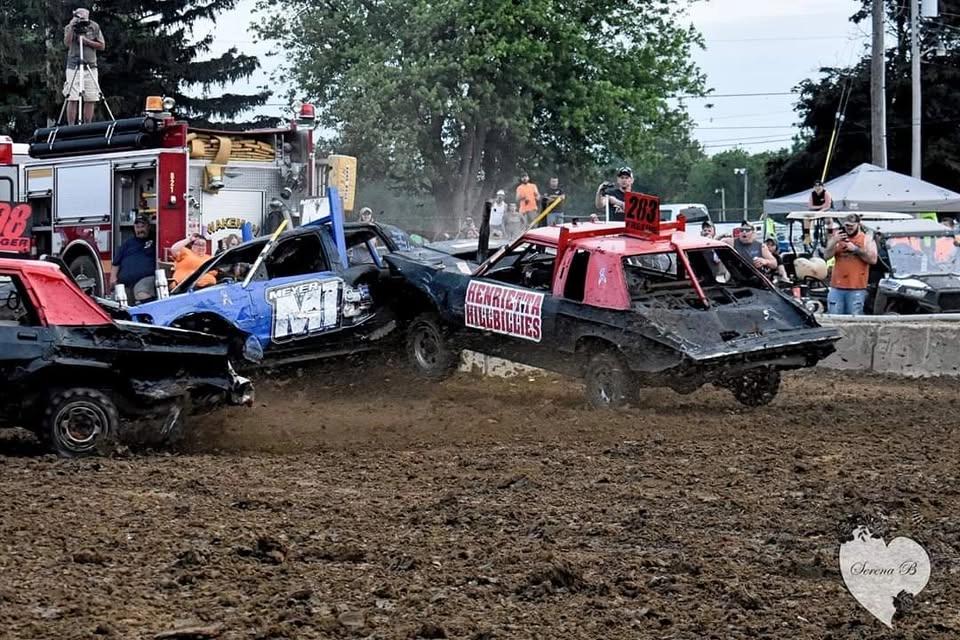 Demolition Derby at the Jackson County Fair